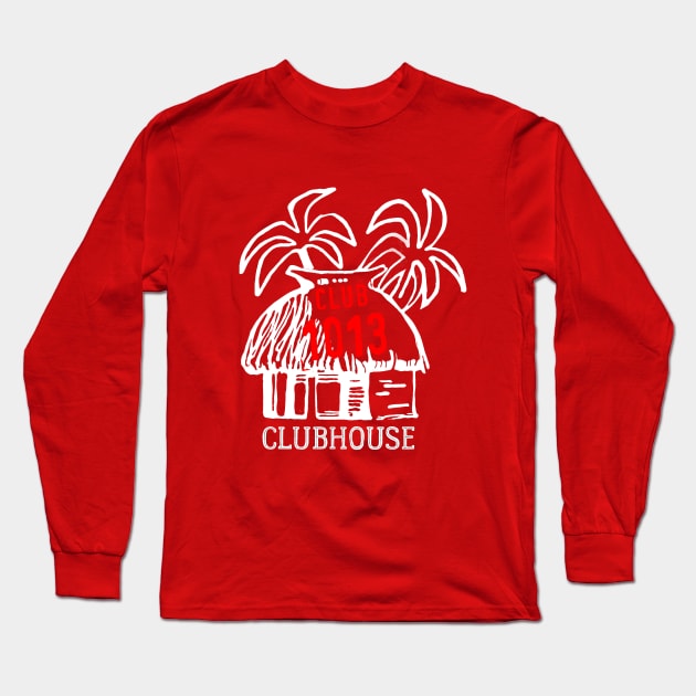 Club 1013 (Front ONLY) Clubhouse Long Sleeve T-Shirt by Red Island